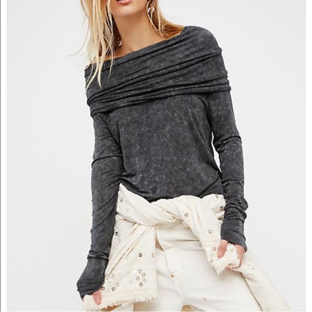 Cowl neck top